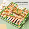Fun Magnetic Maze Toy Color Sorting Focus Training and Brain Development Game for Kids