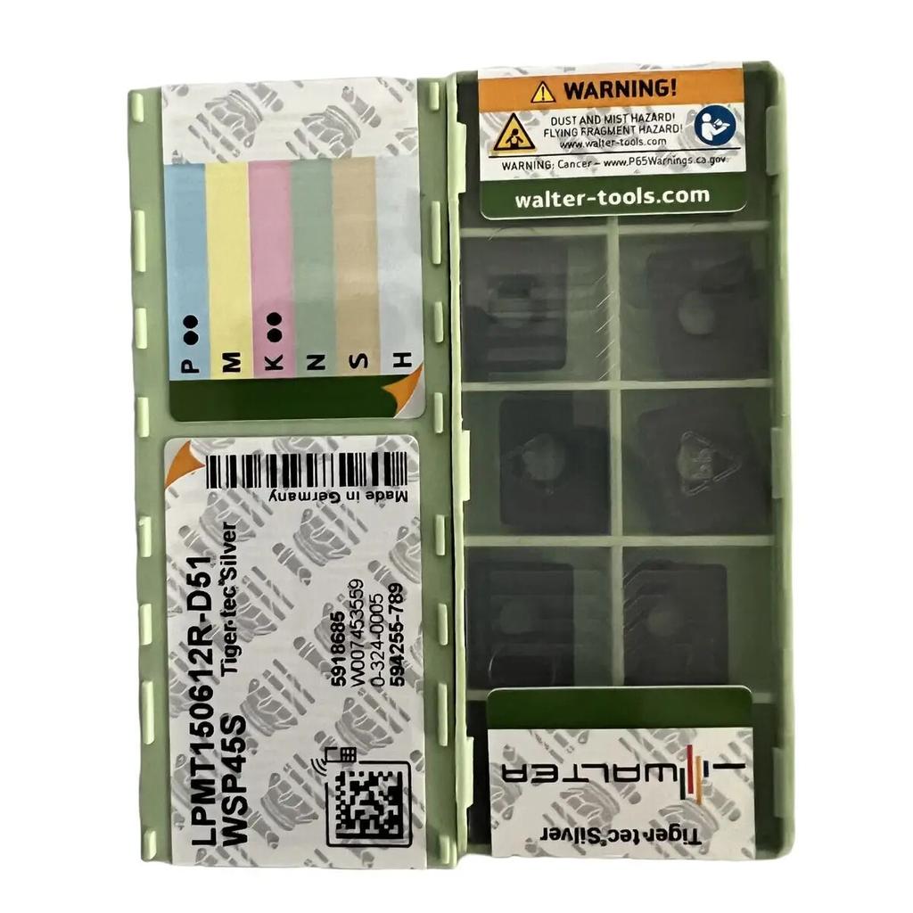 Original / LPMT150612R-D51 WSP45S / Industrial indexable Carbide Inserts 10 Pcs