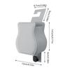 Drink Holder for Car Automotive Cup Holders Backseat Car Organizer Leather Box with Storage Hook for Auto Truck SUV Sedan RV