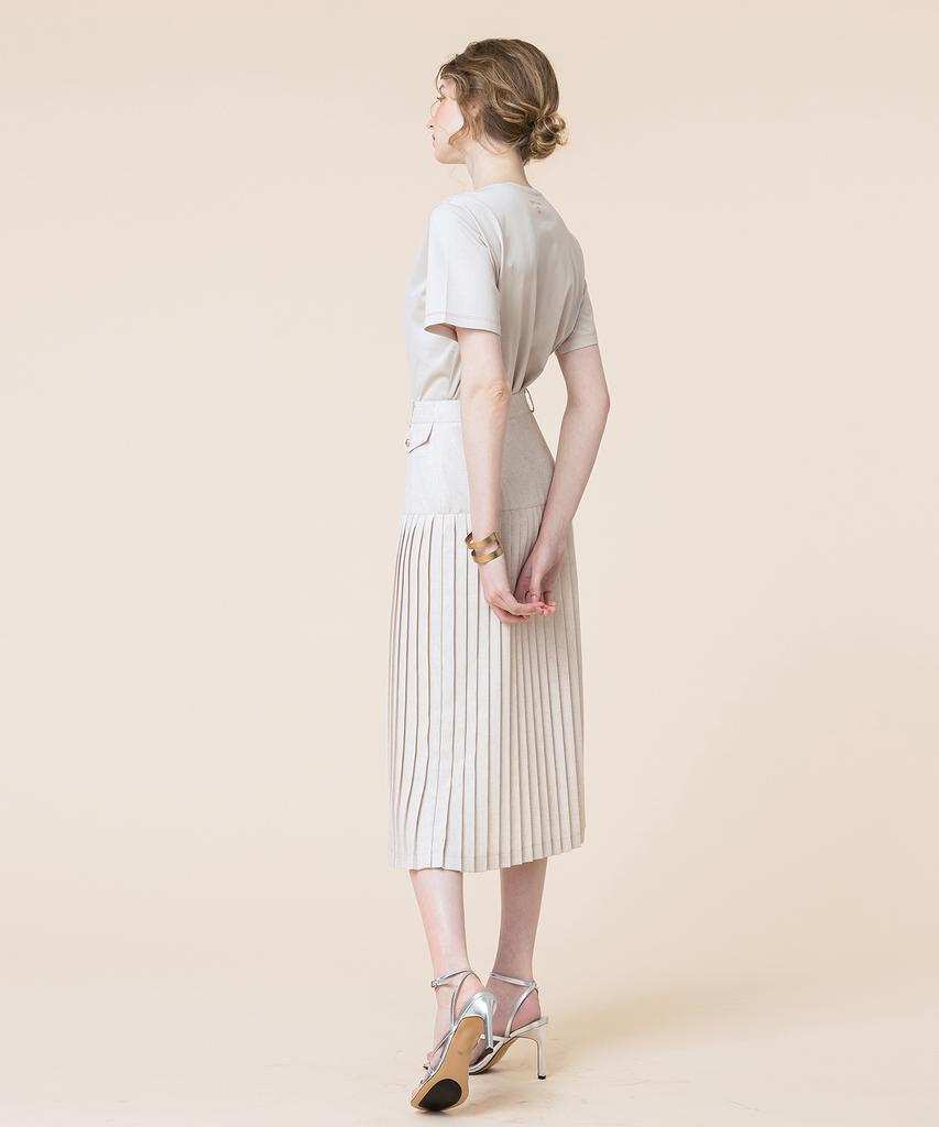 Pelimela Penny Pleated Skirt [Eggshell Cream]