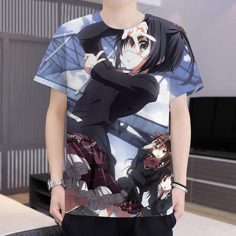 

Во второй болезни, также хочу влюбиться Анимация аниме 2024 новая летняя горячая футболка с короткими рукавами 3D-принт 6XL