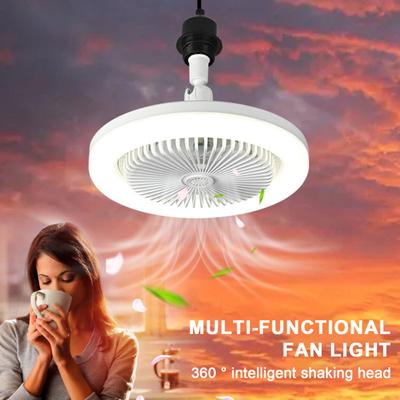 מאוורר תקרה 2 ב-1 עם תאורת LED שלט רחוק 3 מהירויות