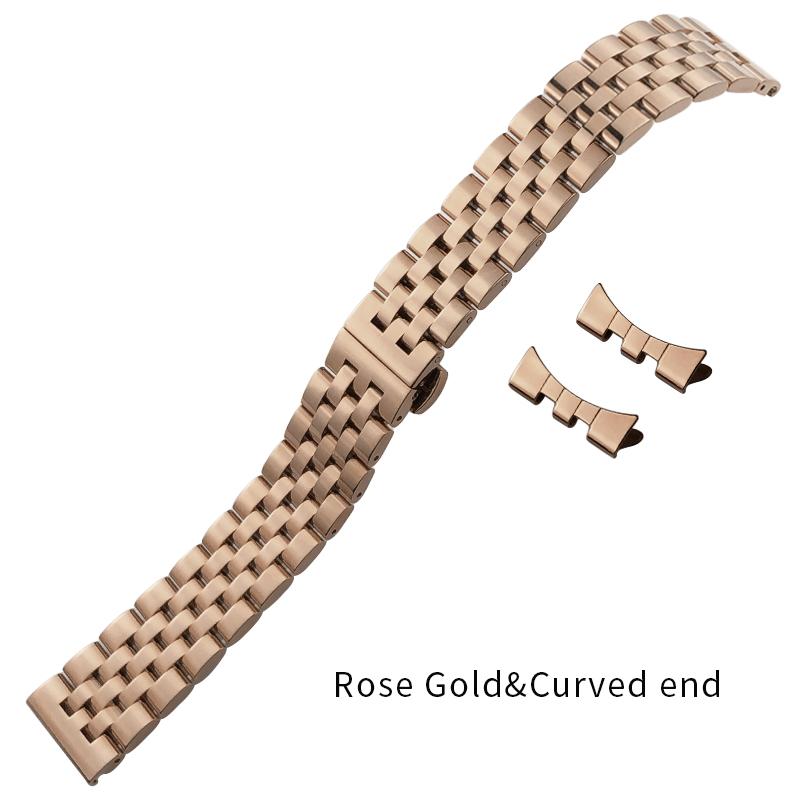 

Curved Stainless Steel Watch Strap 10 12 13 14 15 16 17 18 19 20mm for Tissot Certina Seiko Hamilton Watchband 21 22 23 24mm 10mm ярко-розовый