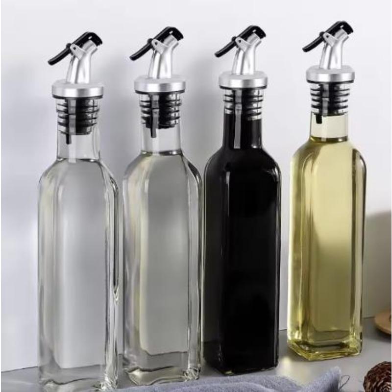 Oil Bottle Stopper Cap Sauce Nozzle Dispenser Sprayer Lock Wine Pourer  Liquor Leak-Proof Plug Bottle Stopper Kitchen Tool