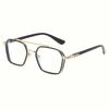 1 Pair Retro Geometric Full-Rim Glasses Unisex Fashion Eyewear for Casual & Formal Wear Ideal Gift Vintage Style Glasses