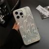 Luxury Laser Silver Bow Knot Case for iPhone 17 Air 16 15 14 13 12 11 Pro Max Plus 16E 7 8 SE2 X XS XR Shockproof Bumper Fundas