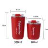 14oz Stainless Steel Insulated Cup Double-Layer Vacuum Direct Drinking Coffee Cup Creative Car Portable Water Cup Water Bottle YLE432
