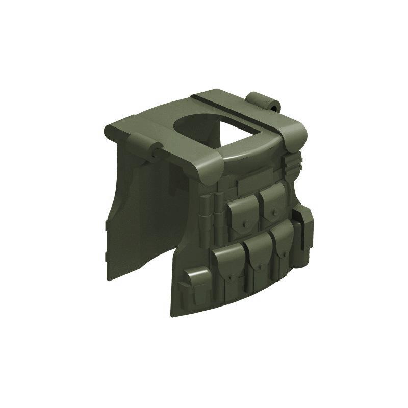 MOC 10PCS War Germany Military Equipment Tactical Soldier Vest Building Blocks Bricks Compatible Figuress Toys Children Gifts