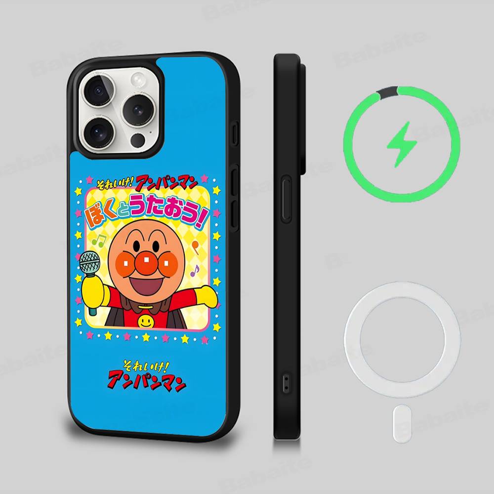 

Bread Superman Black For Magsafe Magnetic Phone Case For IPhone 16 15 17 Pro Max 11 12 13 14 Plus Cover iPhone 12 pro