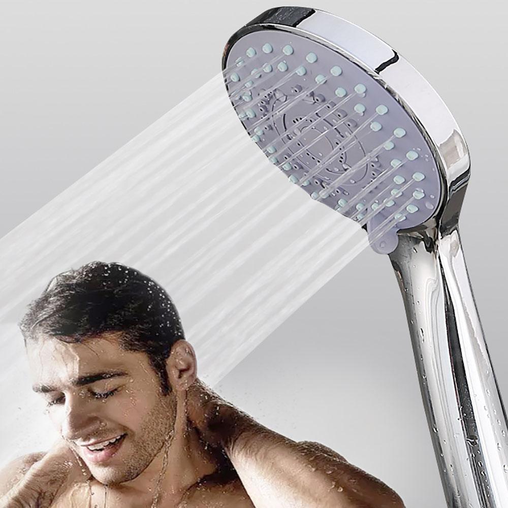New Shower Head 5 Mode Large Universal Chrome Bath High Pressure Water Saving Heads