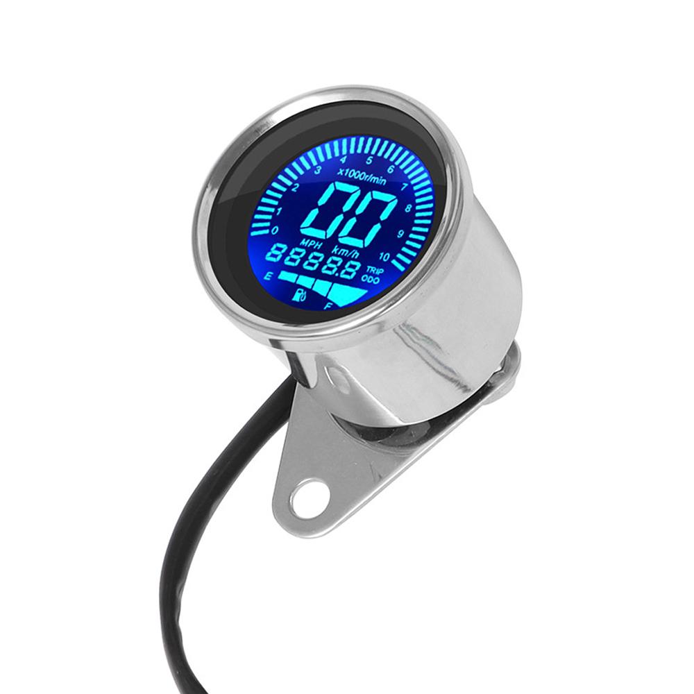 

Цифровой 12 В универсальный цифровой мотоциклетный спидометр одометр тахометр датчик расхода топлива светодиодный индикатор