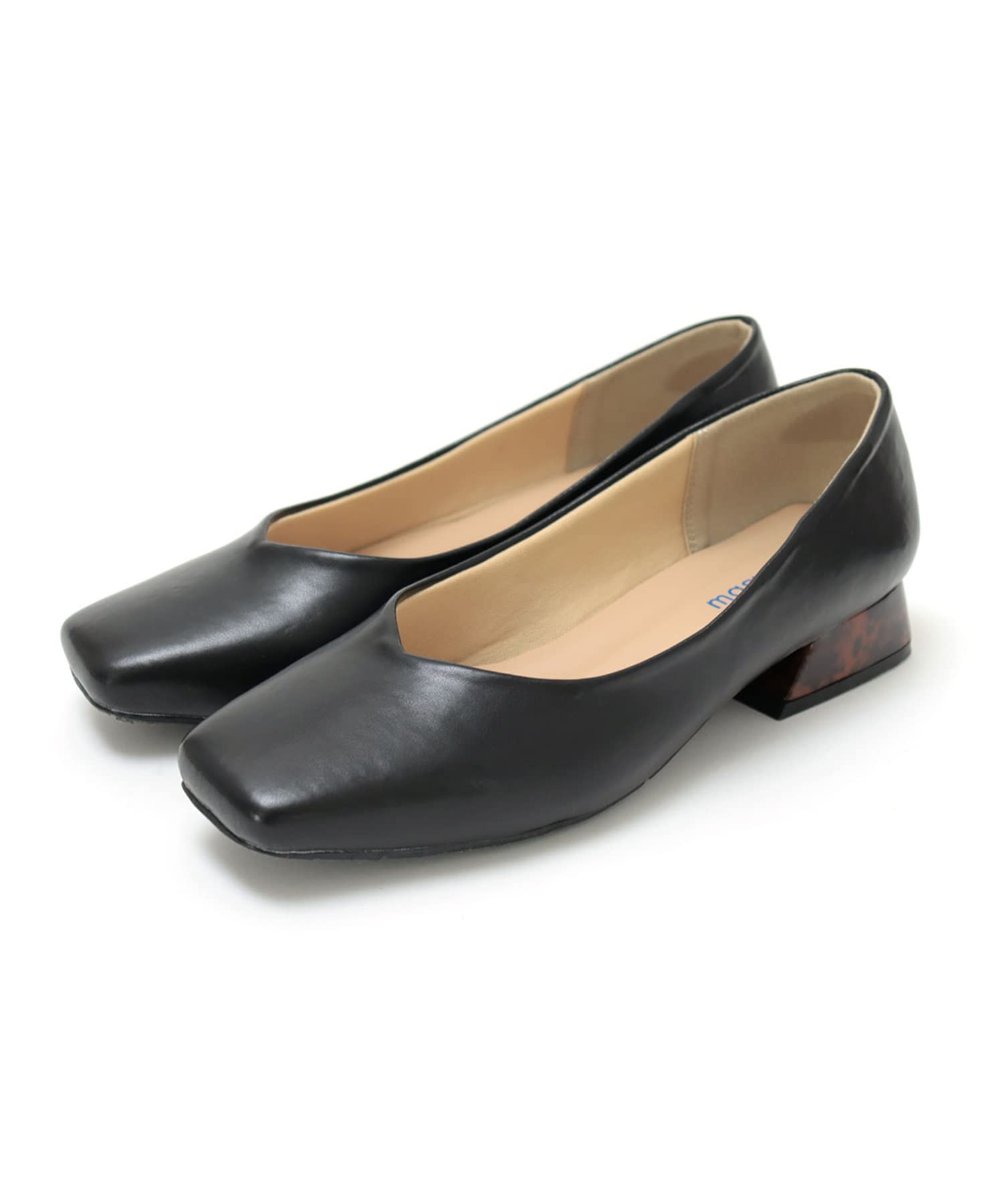 

masyugirl 4E For All Square Flared Heel [Sest] Wide, Weather, Toe, Pumps, Women s, 24.0cm, Black, mg1021-4e-BLK-240 чорний