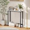 Console Table Hallway Table with Adjustable Foot Pads, Anti-Tip 75 X 24 X 76 Cm for Small Spaces Black
