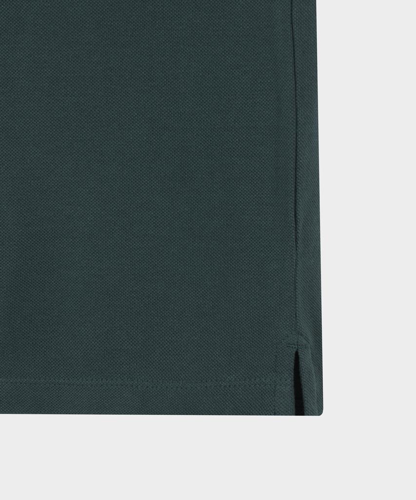 BROOKS BROTHERS Logo Cotton Pique Polo Shirt (Dark Green) (Bbntmo201Ajfm)
