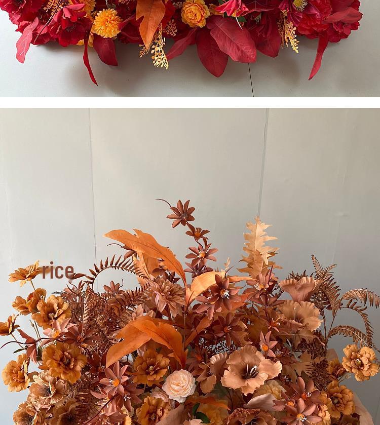 Artificial Wedding Venue Floral Decor for Aisle, Stage, and Reception