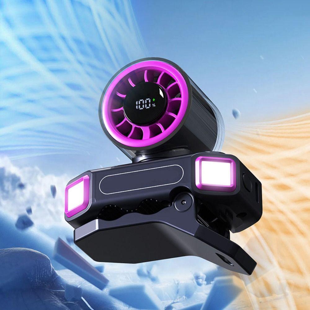 Portable Handheld Fan Clip-on Turbo Blower Fan Wind Fan High Airflow Fan  Outdoor Sports