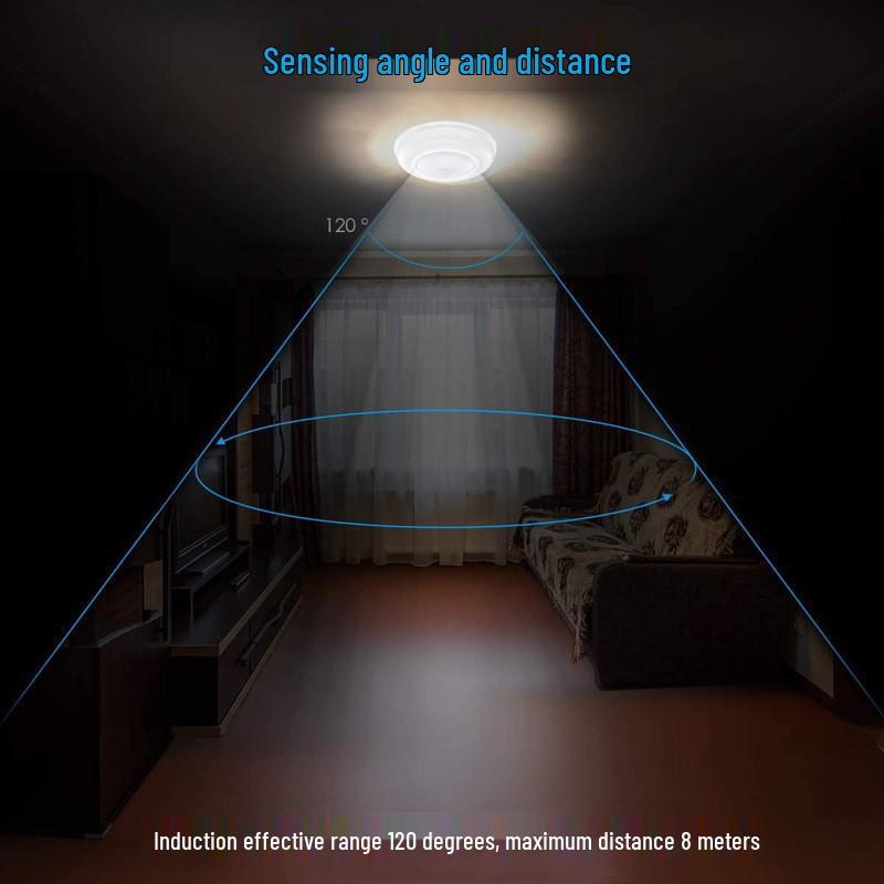 Creative Home Smart Motion-Sensing Ceiling Light for Courtyard, Bedroom, Hallway, and Storage Room