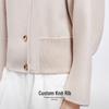 VEROMODA 2025 Autumn Double-Faced Wool Blend Short Coat