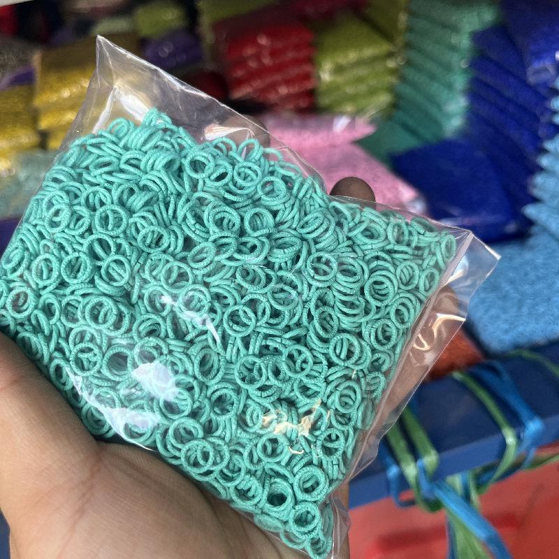 DIY Jewelry Accessories: Colored Baking Paint Embossed Rings (2,000/pack), featuring Round, Open, Single, and Twisted Flower Designs.