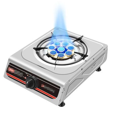 Fogões a gás de economia de energia Fogão simples Para uso doméstico Forno de liquefação embutido Fogão forte Fogão multifuncional para churrasco a gás