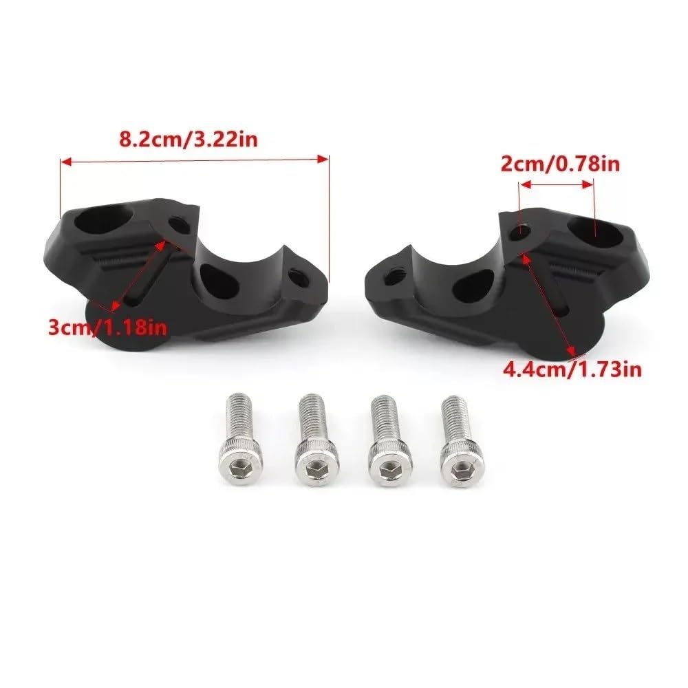 Motorcycle Handlebar Riser Clamp Fits Tenere 700 MT07 Yamaha Tracer 900 9GT 2021-2025 World