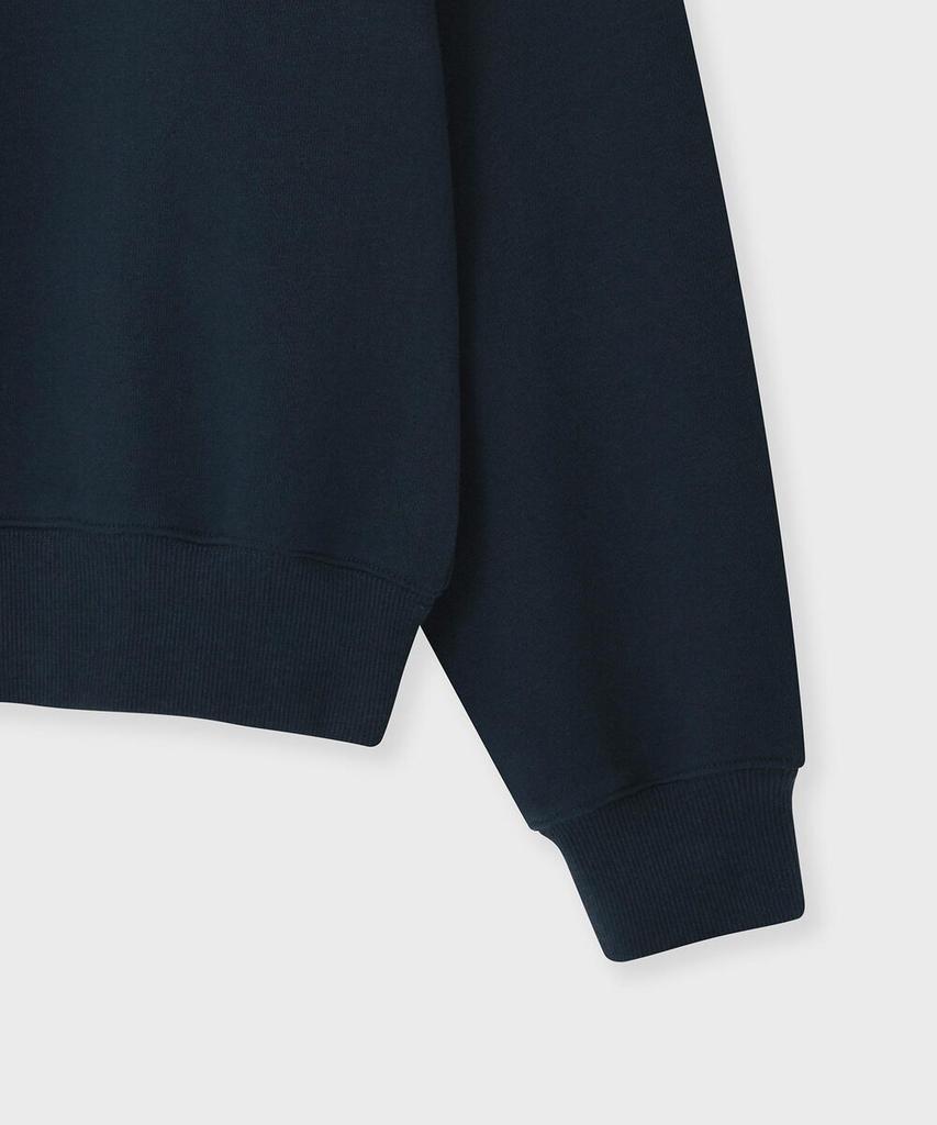 FALLETT Mini Boucle Flower Sweatshirt Navy