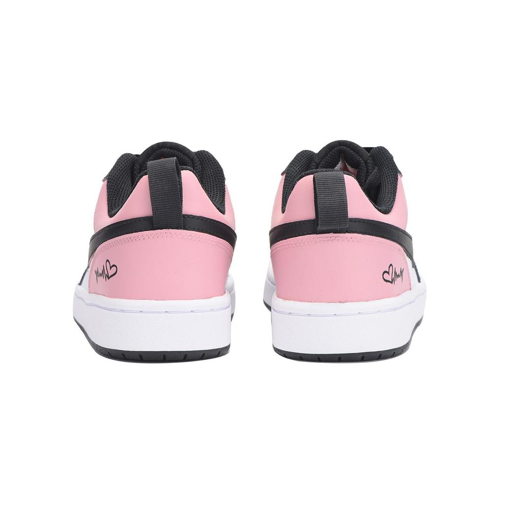 Nike Court Borough Coverage Slip Resistant Low top Skateboard Shoes Women's Black Pink BQ5448-115(Team59-SBOX)
