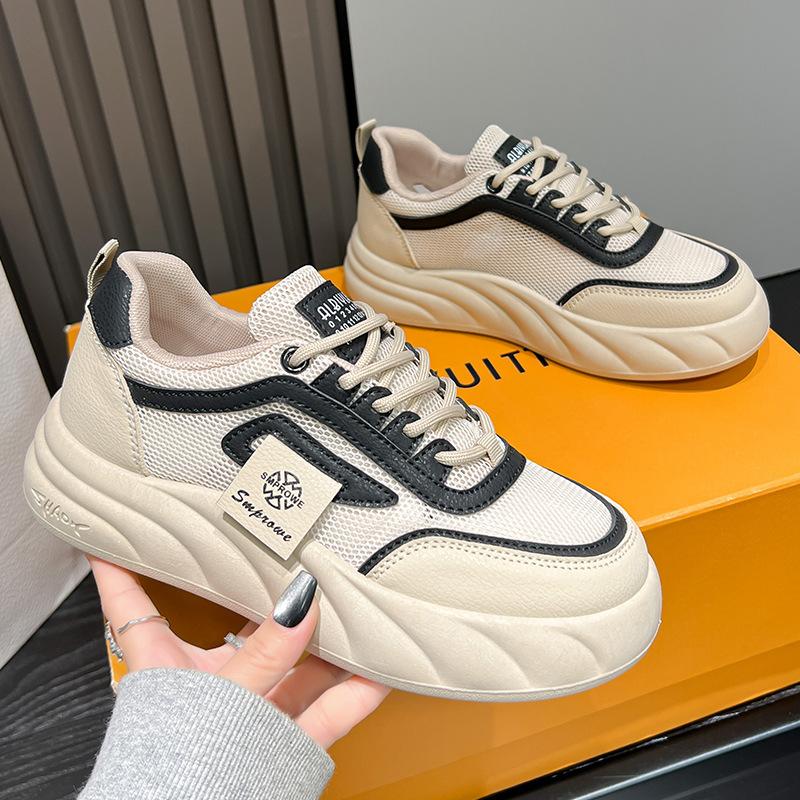 Spring and summer new sports commuting mesh breathable casual single shoes student shoes 35