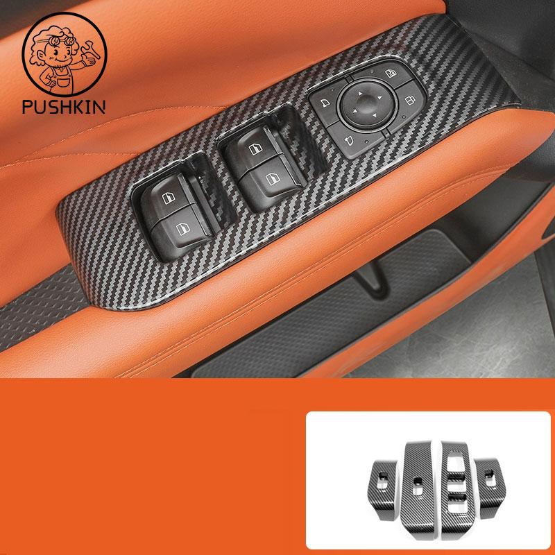 For Haval H9 2026 2025 2024 MKII Gear Shift Panel Trim Window Glass Lift Button Switch Panel Protection Cover Accessories