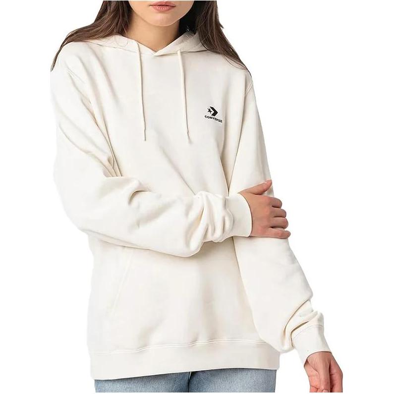 Converse Go To Embroidered Star Chevron Sweatshirt Unisex White 10024509-A17