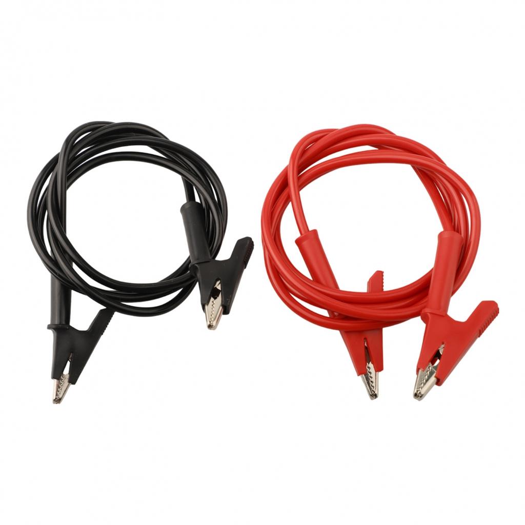 Rubber Insulation Cover 1000V 15A Test Leads Crocodile Clips Test Leads