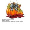 High-definition Printed Pumpkin Fall Welcome Sign, Thanksgiving Door Hanger, Wooden Decor Solid Wood Hanging Porch Sign for Autumn Harvest Farmhouse