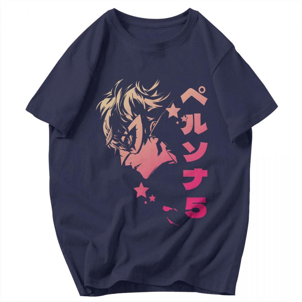 Men T Shirt The Phantom Thieves Persona Gifts Y2K Graphic Oneck Unisex Clothing T Shirts