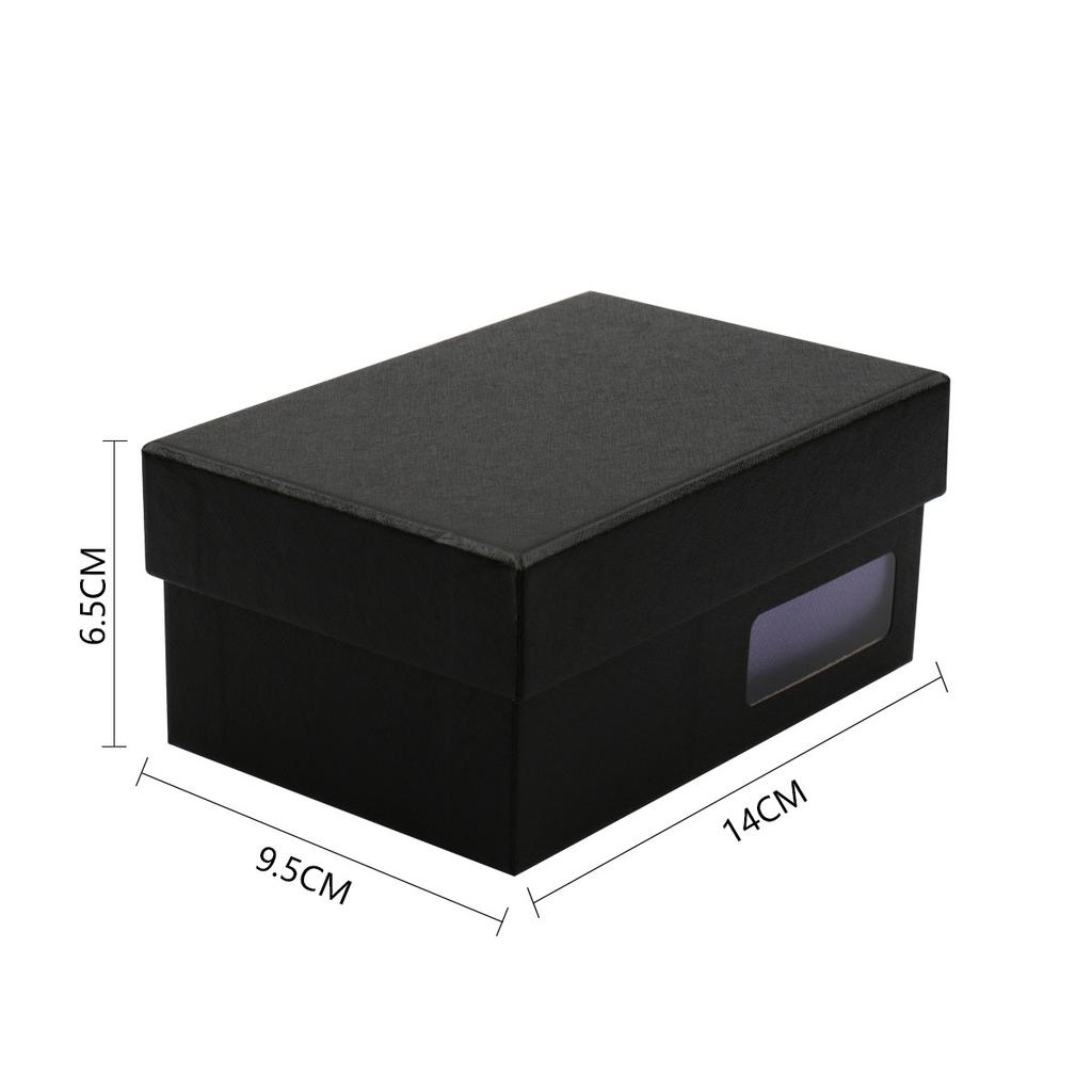 Ensemble Cadeau Boîte Pochette de Costume pour Homme Cravate Rayée Polyester Mode Premium Mariage Affaires