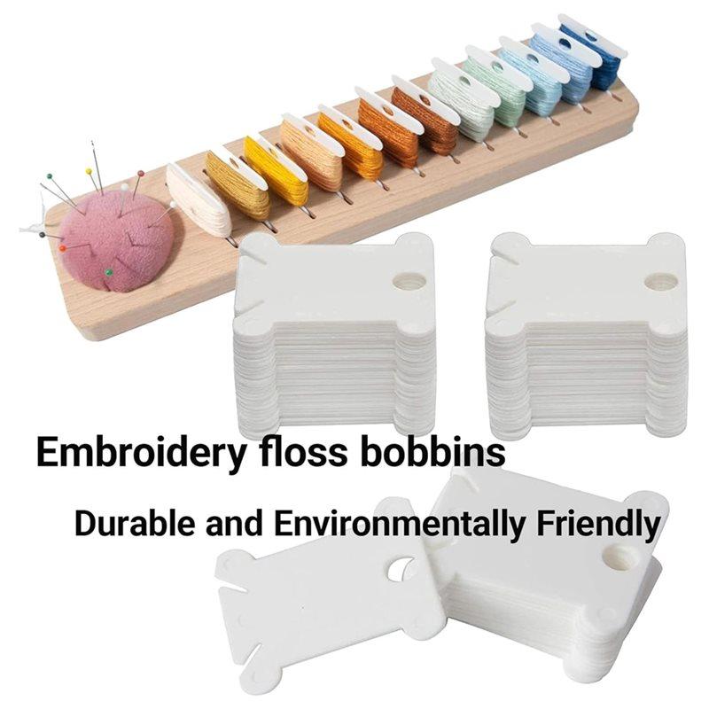 AT19-100-Piece Winding Board Storage Box + Yarn Winder Combination Set For Thread Holder Sewing Storage
