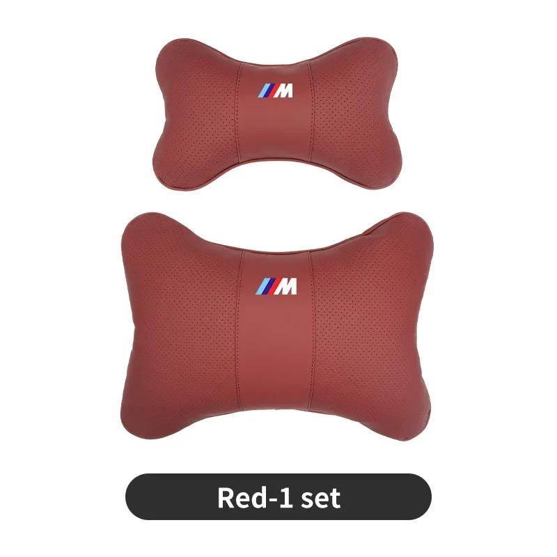 New Car Styling Headrest Lumbar Neck Pillow Waist Cushion Backrest For BMW M1 M2 M3 X3M X4M X5M X6M X1 X7 E30 E90 E84 E83 F