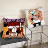 P-Pizza Tower Game Pillow Case Square Pillow Bedroom Sofa Leisure Comfort Cushion Car Living Room Home Decoration