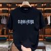 American Trendy Brand High-End Pure Cotton Men'S Printed Short-Sleeved T-Shirt Trendy Casual Round Neck T-Shirt Men'S