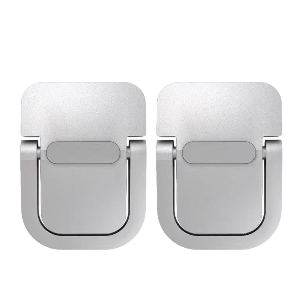 

2pcs/set Non-slip Laptop Stand Mini Heat Dissipation Foot Pad Portable Computer Holder срібний