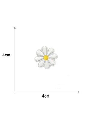 Blumen Bügeldesign Aufnäher Stickaufnäher Dekoration 1 Satz mit 10 Stück