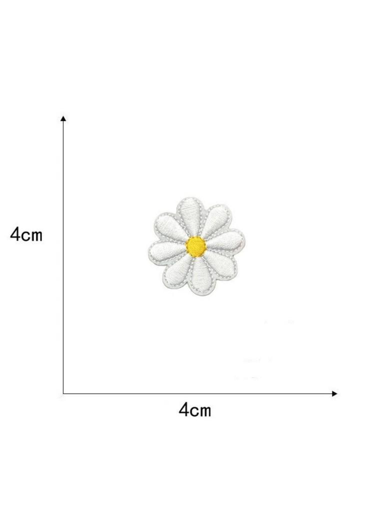 Flower Iron Design Patch Embroidery Patch Decoration 1 Set of 10 Pcs