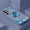 Exquisite Butterfly Phone Case For Samsung Galaxy S25 S24 S23 S22 S21 S20 S10 S10E Ultra Plus FE Note 20 Ultra Plus Cover