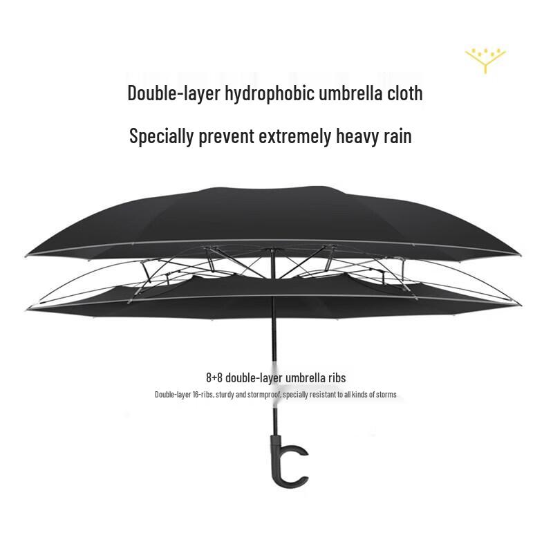 155CM Double Layer Automatic Reverse Umbrella