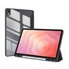 For Samsung Galaxy Tab S11 Case DUX DUCIS TOBY Series Tri-fold Stand PU Leather Tablet Cover