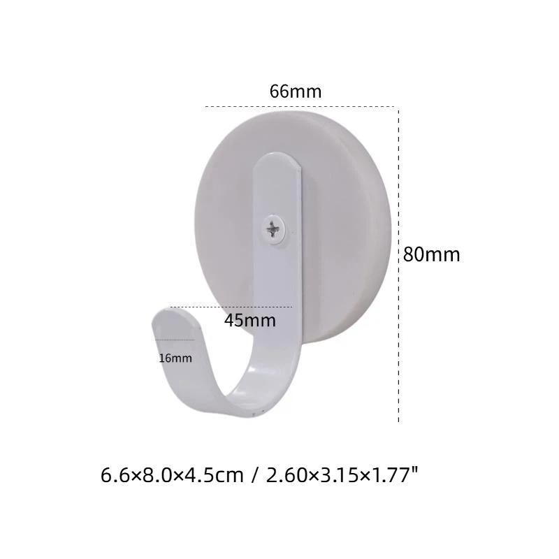 Magnetic Wall Hooks With No Drill Strong Grip And Scratch Free Design Perfect For Home Kitchen Hanging Towels Bags