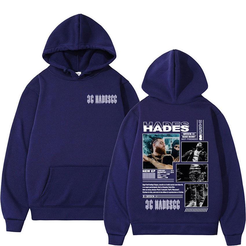 Rapper Hades 66 Make Money Not Friends Album Cover Pullover Hoodies Men Women Harajuku Hip Hop Street Pop Music Hoody Sweatshirt
