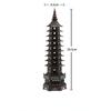 Creative Alloy Pagoda Incense Burner Household Indoor Vertical Incense Stick Tea Ceremony Zen Home Decoration Ornaments