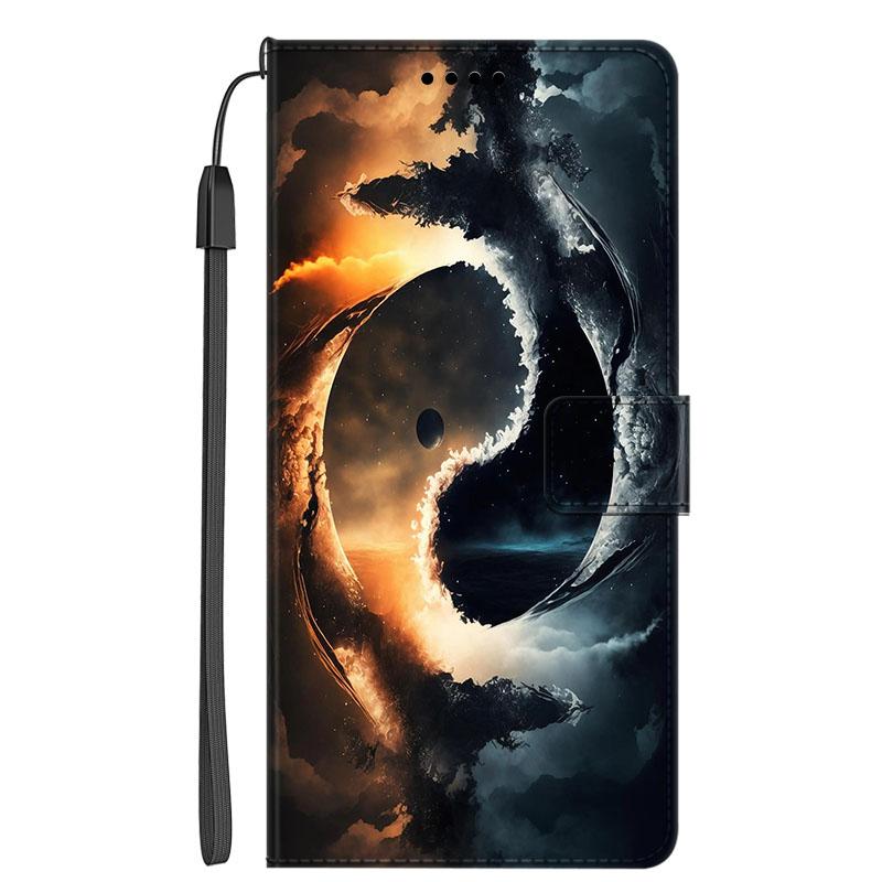 Leather Flip Cover For Redmi Note 14 Pro+ 5G Colorful Flower Patterns Phone Case For Redmi Note 14 4G 2025 Flip Case Wallet Bags