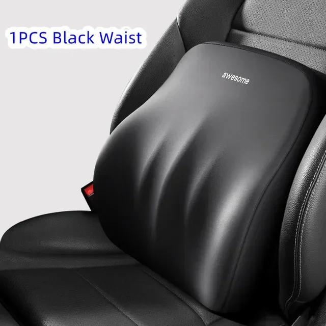 TOH Car Headrest Lumbar Support Pillow Memory Foam Neck Cushion With Shoulder Protector For Enhanced Comfort Tools Visible