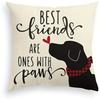 Puppy Pattern Printing Pillowcase Home Bedroom Room Decoration Living Room Sofa Chair Cushion Cover Polyester Material